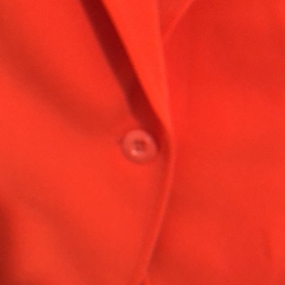 Bright Orange Blazer By Twiggy Size Large - Picture 4 of 6